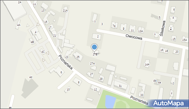 Kleszczewo, Poznańska, 27B, mapa Kleszczewo