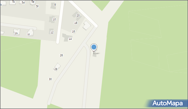 Kliniska Wielkie, Pod Lasem, 17, mapa Kliniska Wielkie