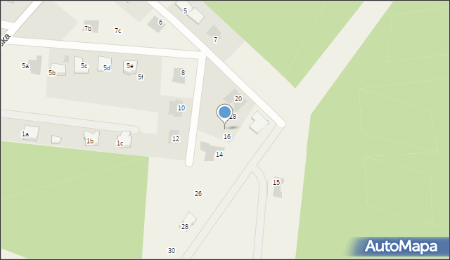 Kliniska Wielkie, Pod Lasem, 22, mapa Kliniska Wielkie