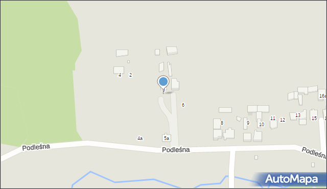 Kłobuck, Podleśna, 7, mapa Kłobuck