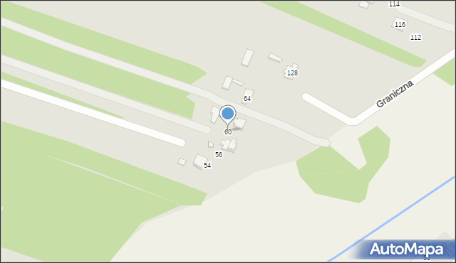 Kłobuck, Podmiejska, 60, mapa Kłobuck