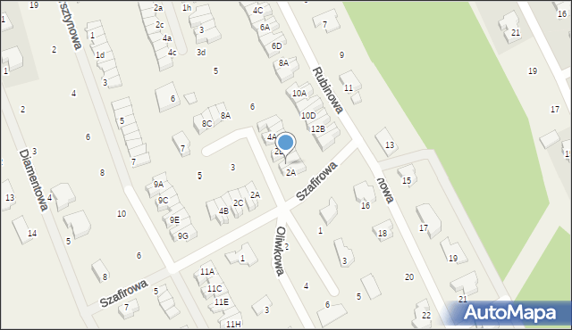 Kłodawa, Pomarańczowa, 2B, mapa Kłodawa