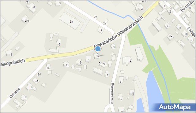 Kobyla Góra, Powstańców Wielkopolskich, 5a, mapa Kobyla Góra