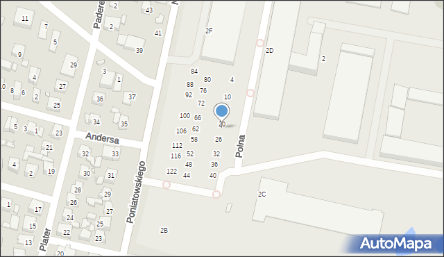 Kobyłka, Polna, 22, mapa Kobyłka