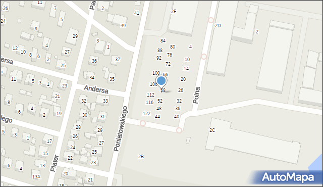 Kobyłka, Polna, 56, mapa Kobyłka