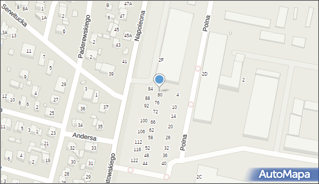 Kobyłka, Polna, 82, mapa Kobyłka