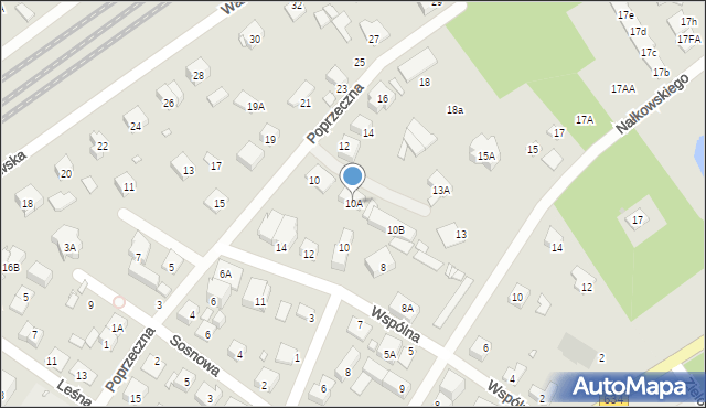 Kobyłka, Poprzeczna, 10A, mapa Kobyłka