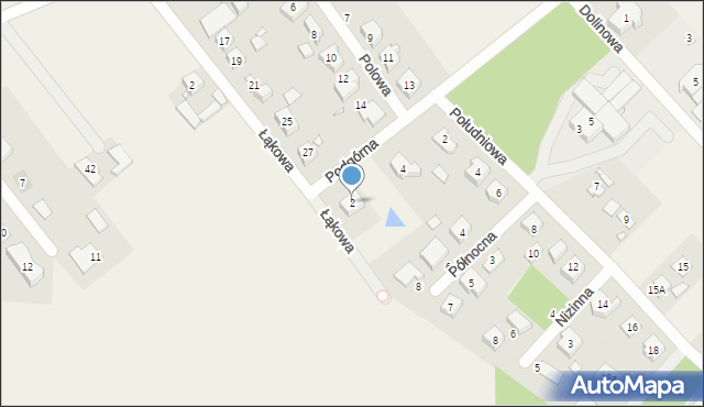 Kobylnica, Podgórna, 2, mapa Kobylnica