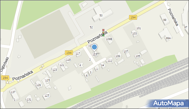 Kobylnica, Poznańska, 113, mapa Kobylnica