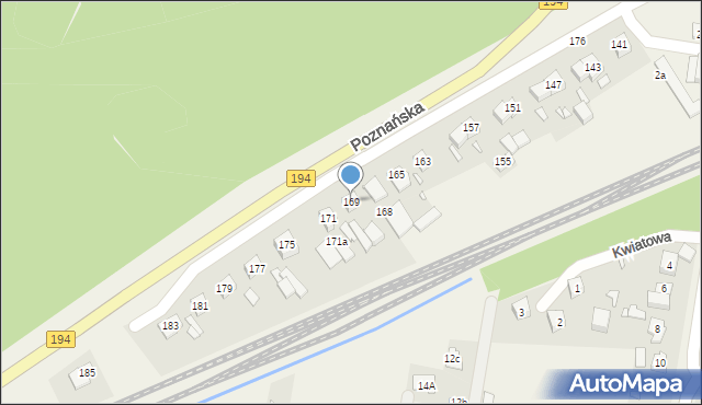 Kobylnica, Poznańska, 169, mapa Kobylnica