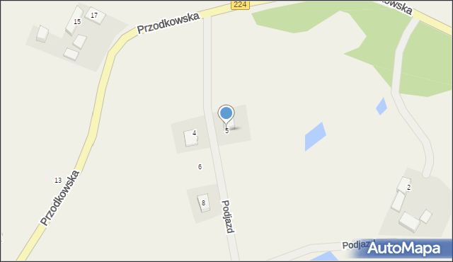 Kobysewo, Podjazd, 5, mapa Kobysewo