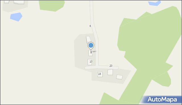 Kobysewo, Południowa, 8, mapa Kobysewo