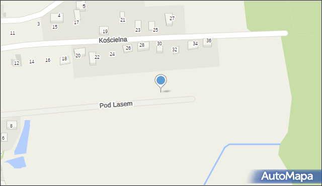 Kochlice, Pod Lasem, 21, mapa Kochlice