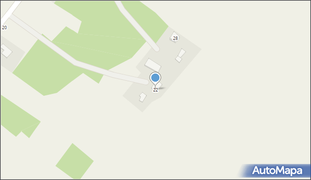 Kokocko, Polna, 22, mapa Kokocko