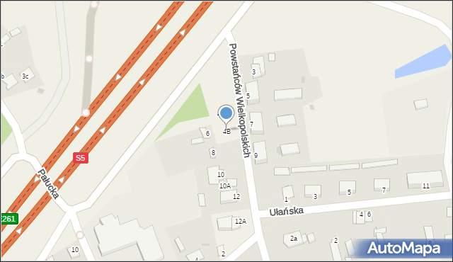 Kołaczkowo, Powstańców Wielkopolskich, 4B, mapa Kołaczkowo