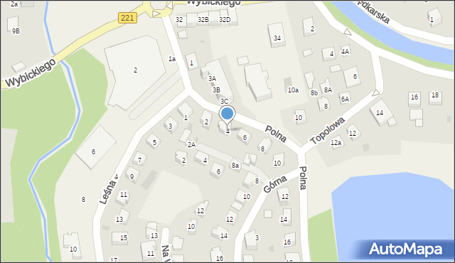 Kolbudy, Polna, 4, mapa Kolbudy