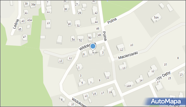 Kolbudy, Polna, 7, mapa Kolbudy