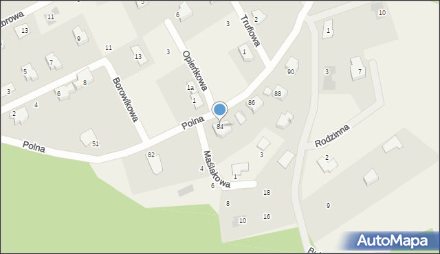 Kolbudy, Polna, 84, mapa Kolbudy