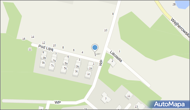 Koleczkowo, Pod Lipą, 2, mapa Koleczkowo