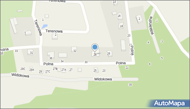 Koleczkowo, Polna, 28, mapa Koleczkowo