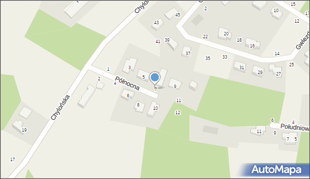 Koleczkowo, Północna, 7, mapa Koleczkowo