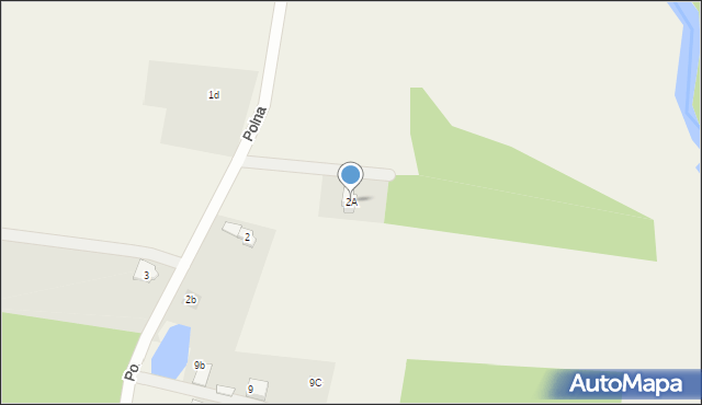 Kolincz, Polna, 2A, mapa Kolincz