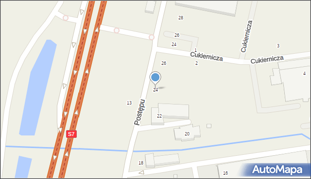 Kolonia Lesznowola, Postępu, 24, mapa Kolonia Lesznowola