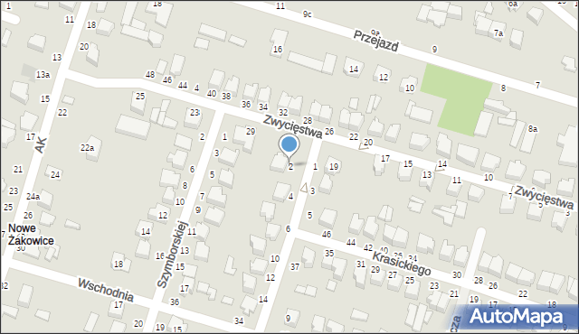 Koluszki, Powstańców Wielkopolskich, 2, mapa Koluszki