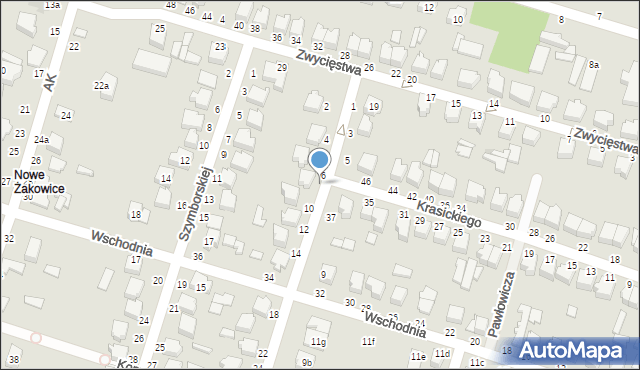 Koluszki, Powstańców Wielkopolskich, 8, mapa Koluszki