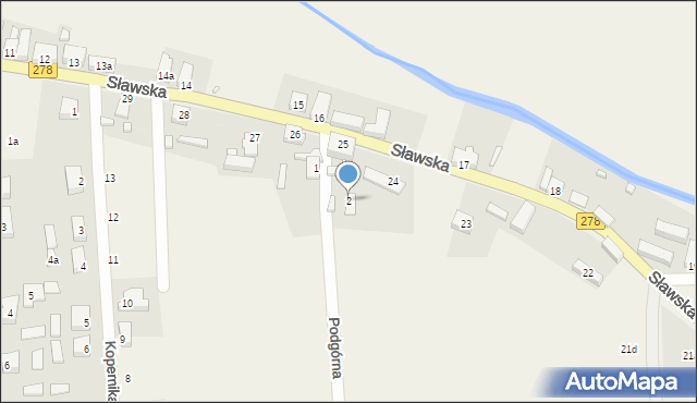 Konotop, Podgórna, 2, mapa Konotop