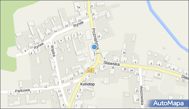 Konotop, Poznańska, 2, mapa Konotop