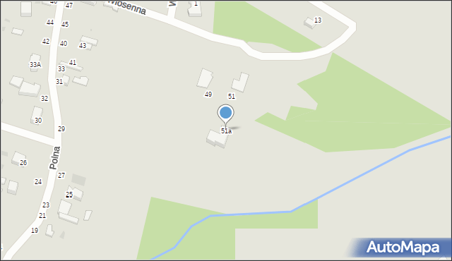 Konstantynów Łódzki, Polna, 51a, mapa Konstantynów Łódzki