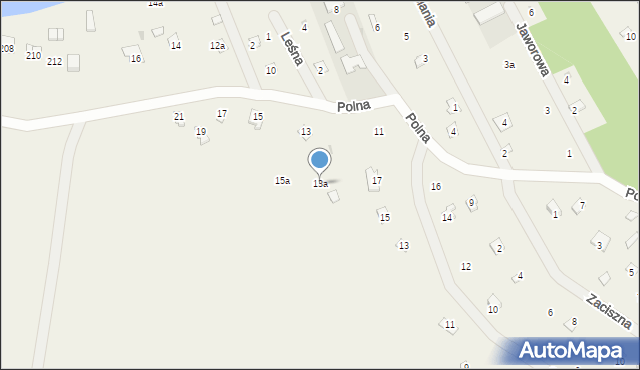 Kopaniec, Polna, 13a, mapa Kopaniec