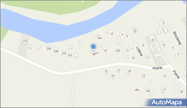 Kopaniec, Polna, 16, mapa Kopaniec