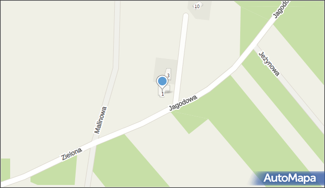 Kornelówka, Poziomkowa, 1, mapa Kornelówka