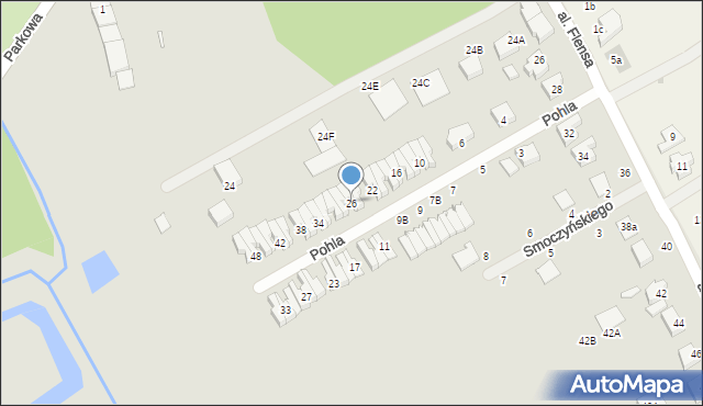 Kórnik, Pohla Edwarda, 26, mapa Kórnik