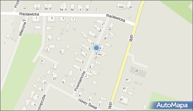 Korsze, Powstańców, 12, mapa Korsze