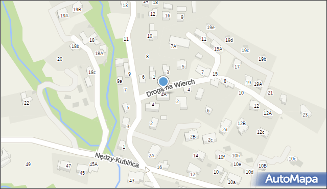 Kościelisko, Pod Blachówką, 4A, mapa Kościelisko