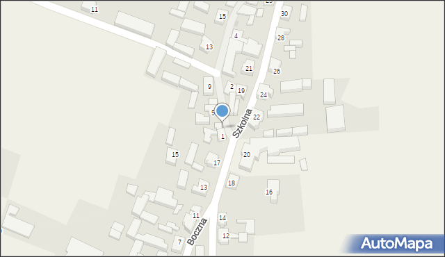 Kosobudy, Podgórna, 3, mapa Kosobudy