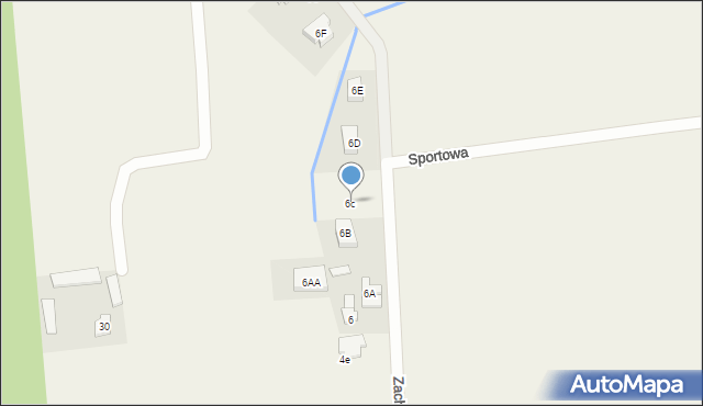 Kosów, Podleśna, 6c, mapa Kosów