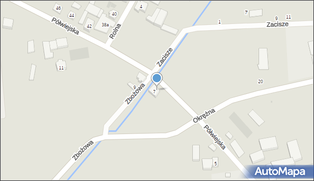 Kostrzyn, Półwiejska, 9a, mapa Kostrzyn