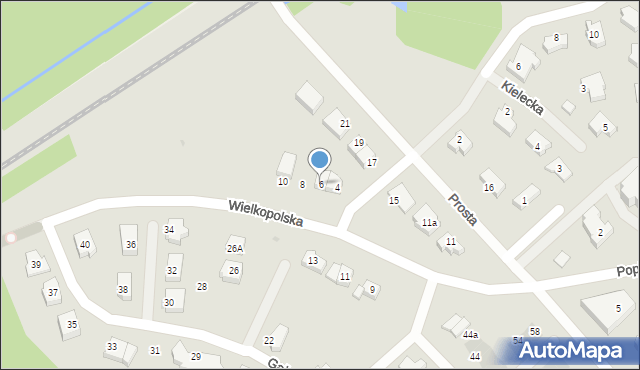 Koszalin, Popiełuszki Jerzego, bł. ks., 6, mapa Koszalina