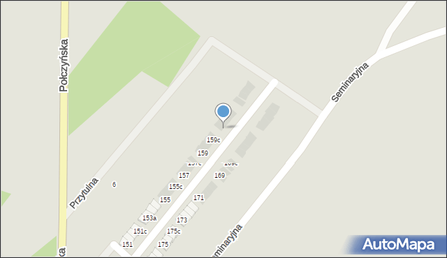 Koszalin, Połczyńska, 161, mapa Koszalina