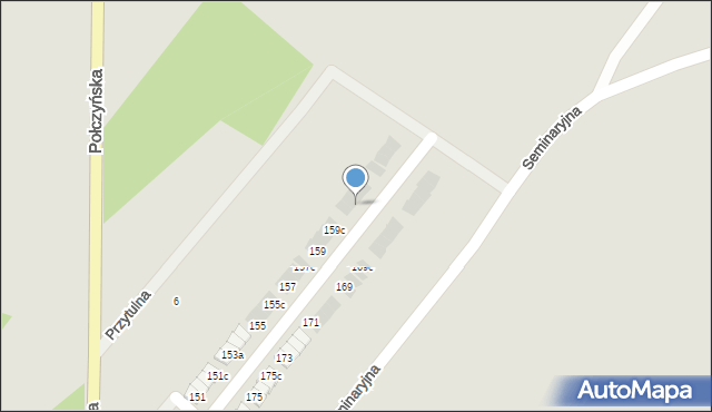 Koszalin, Połczyńska, 161a, mapa Koszalina