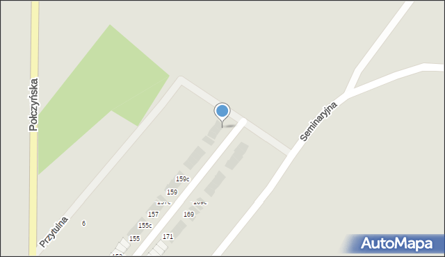 Koszalin, Połczyńska, 163c, mapa Koszalina