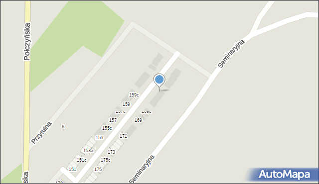 Koszalin, Połczyńska, 167c, mapa Koszalina