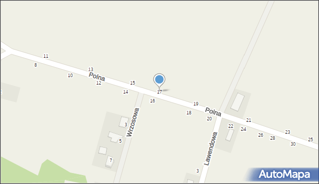 Kotla, Polna, 17, mapa Kotla