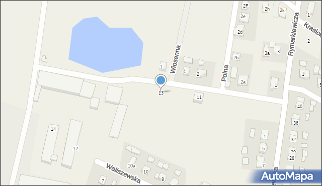 Kotlin, Polna, 13, mapa Kotlin