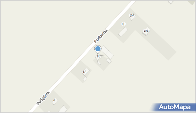 Kotomierz, Podgórna, 8, mapa Kotomierz