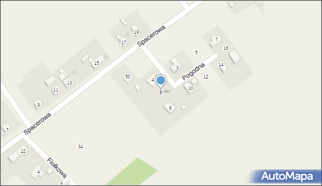 Kotowice, Pogodna, 6, mapa Kotowice